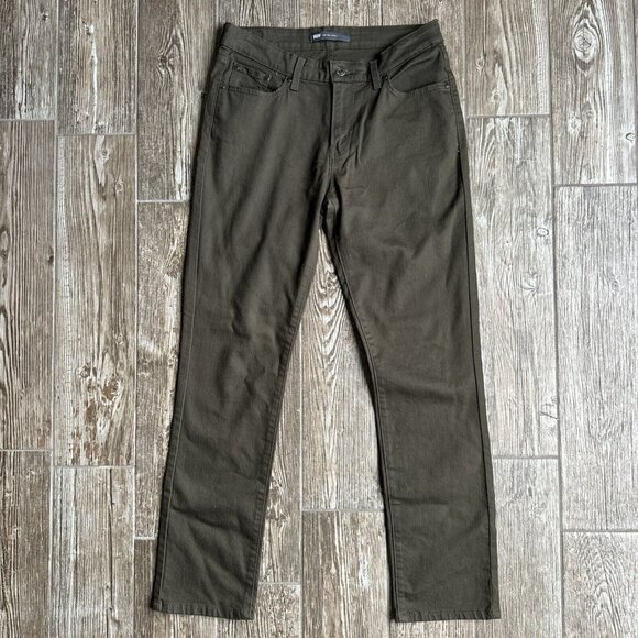 Levis Signature Jeans Straight Leg Womens 10M Army Green Cowboy Western Ranch - Picture 2 of 10